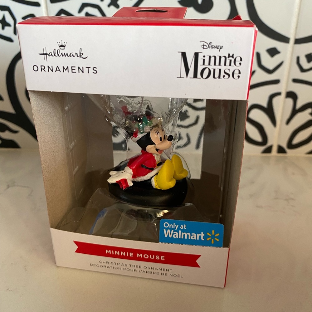 New HALLMARK Disney Minnie Mouse CHRISTMAS ORNAMENT WALMART EXCLUSIVE